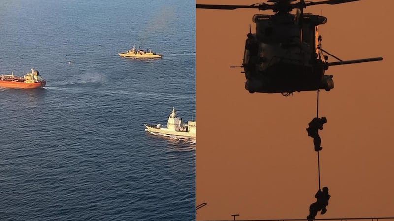 Nave della Marina italiana abborda petroliera della “flotta ombra” russa a ovest di Pantelleria