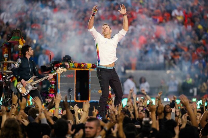 Coldplay headliner al Glastonbury 2016 11