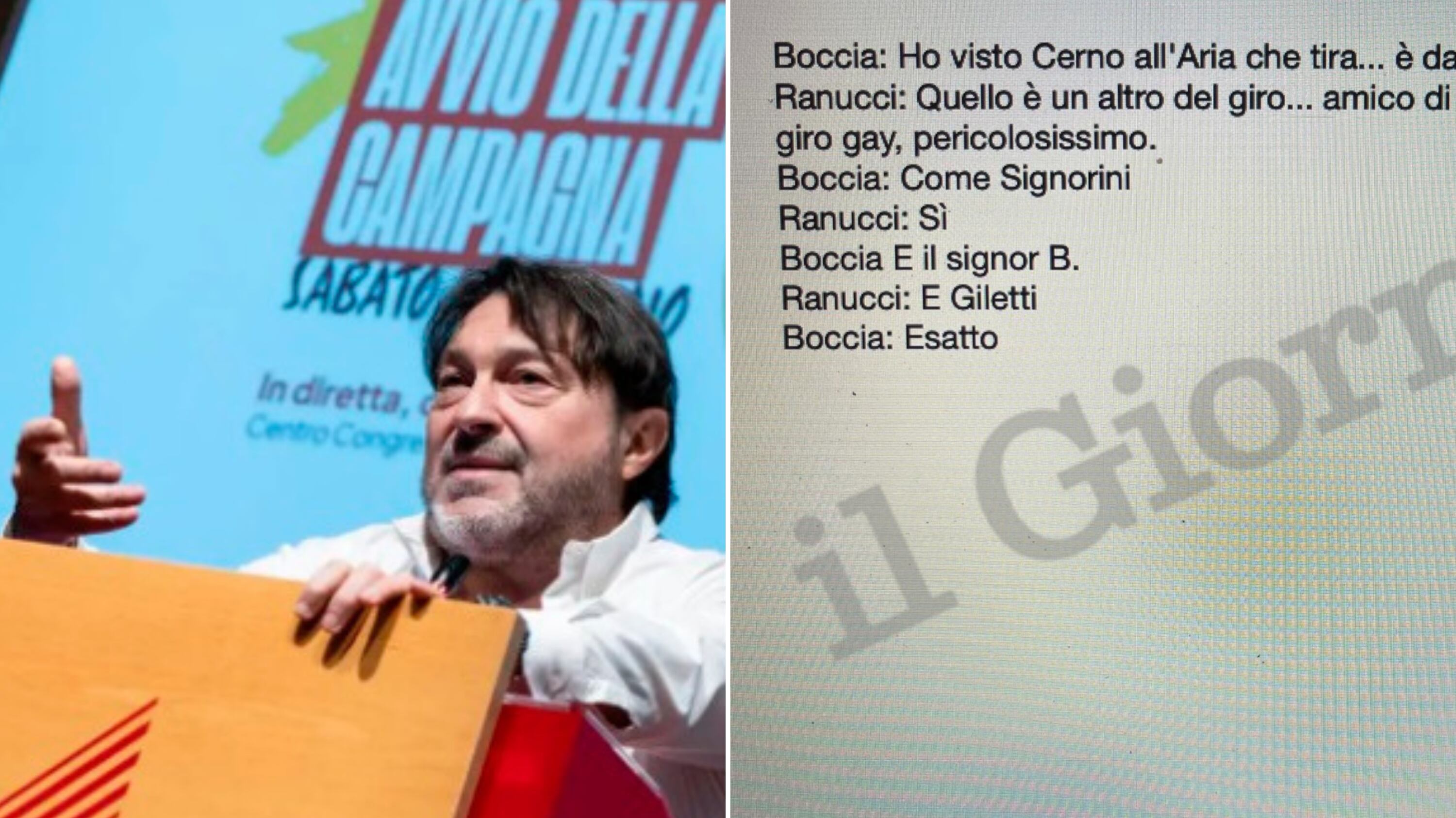 Ranucci attacca il Giornale e inventa la bufala della chat manipolata. Ma ecco il testo integrale e i riferimenti alla lobby gay