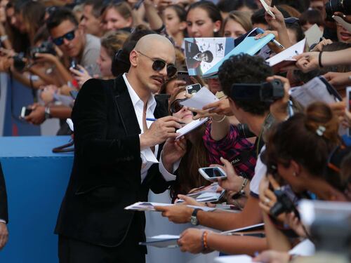 "L'urlo e il furore" del divo James Franco? Tutto sul red carpet