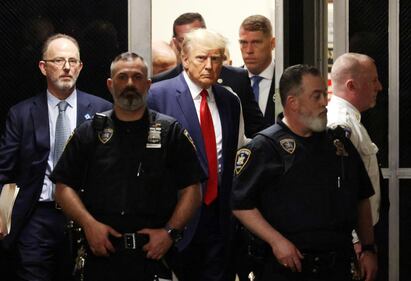 Trump a giudizio: le foto della giornata in tribunale 1