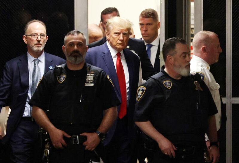 Trump a giudizio: le foto della giornata in tribunale 1