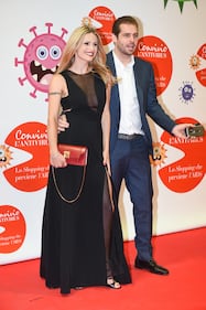 Michelle Hunziker Tomaso Trussardi in occasione del Red Carpet Convivio (2018)