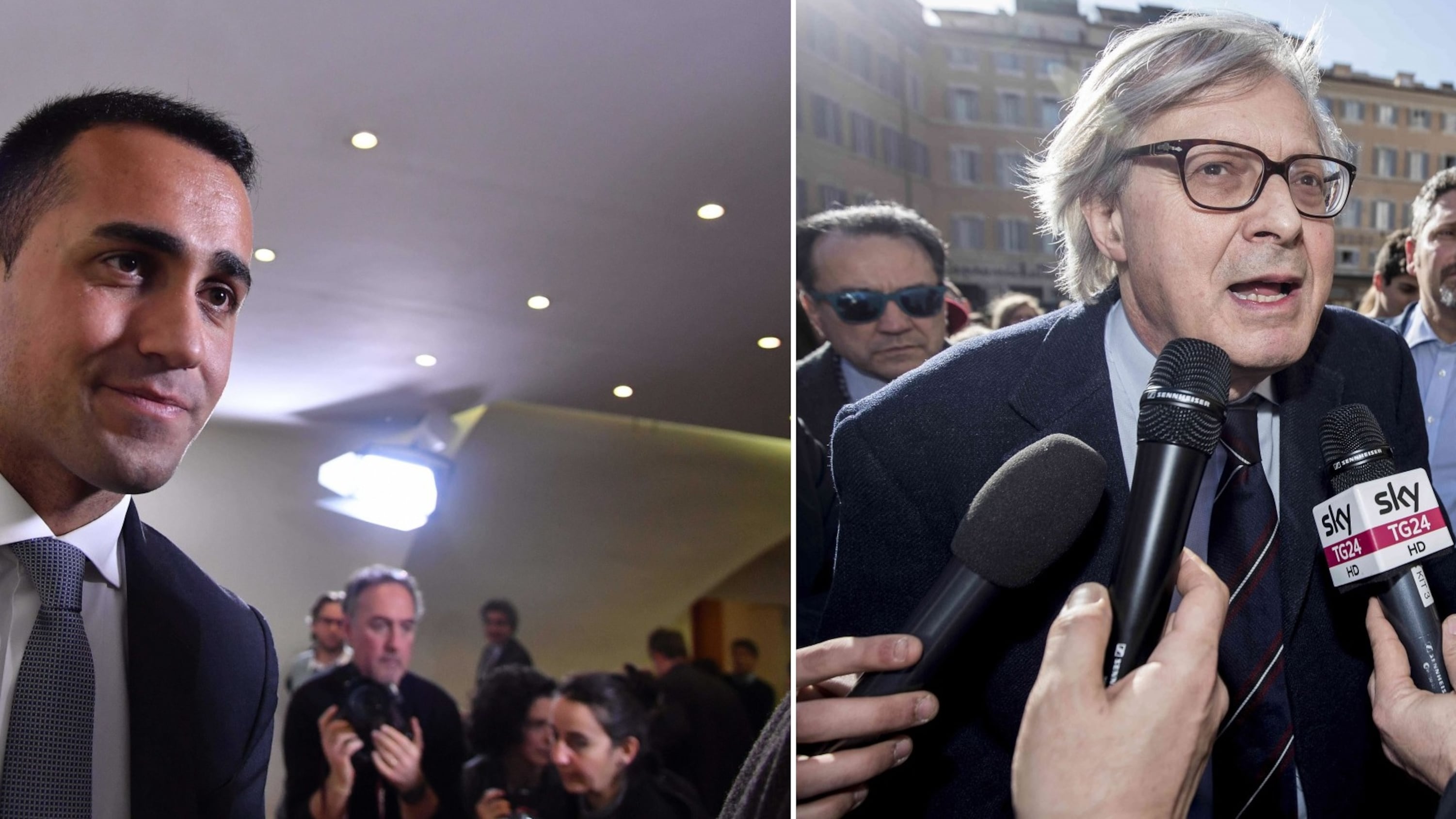 Sgarbi in Rai: "Luigi Di Maio è omosessuale. Vi dico io con chi è fidanzato"