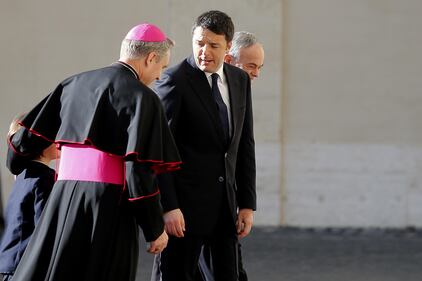 Renzi con la famiglia in Vaticano da papa Francesco 6