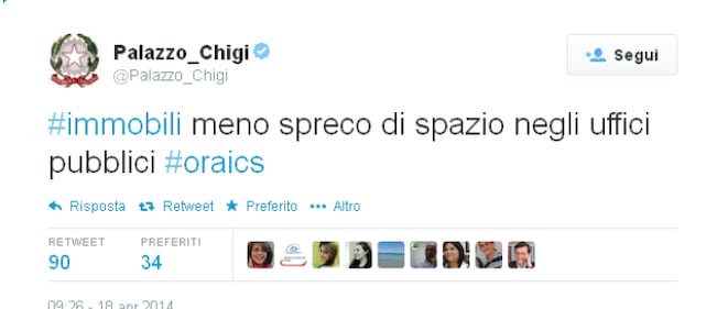Renzi, tutti i tweet di @Palazzo_Chigi 4