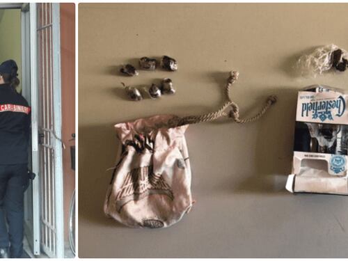 Blitz dei carabinieri a scuola: hashish nascosto nei termosifoni