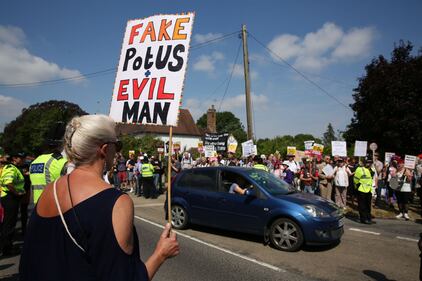 Proteste anti Trump nel Regno Unito 6