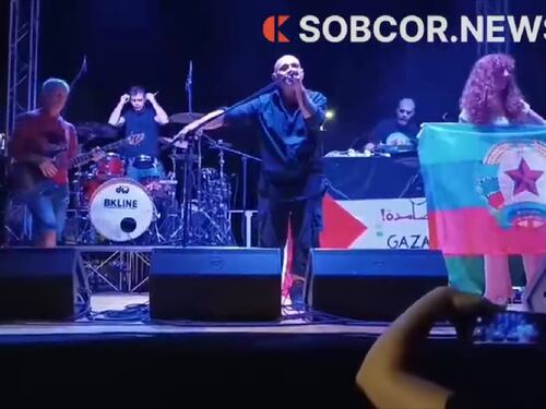 99 Posse sul palco con le bandiere filorusse. E scoppia la polemica