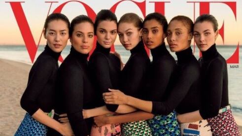 Le 7 top model del momento su Vogue Usa. Ma alcuni dettagli non convincono