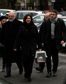 La Boldrini col gatto "Gigibillo" alla Festa degli animali 8