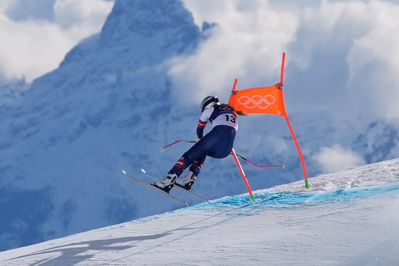 Lindsey Vonn, le foto della brutta caduta alle Olimpiadi 5