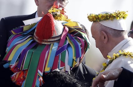 Messa del Papa con gli indigeni 3