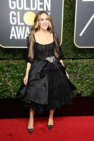 Golden Globe 2018, star in nero sul red carpet 15