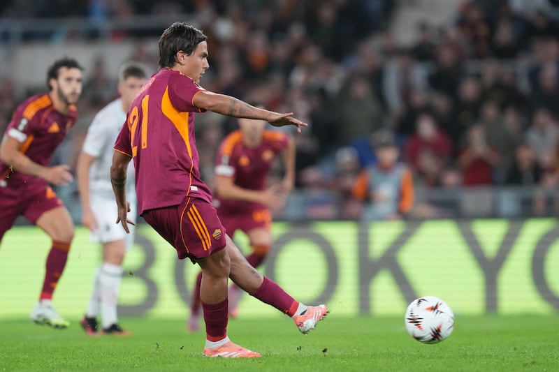 Roma Viktoria Plzen Dybala gol