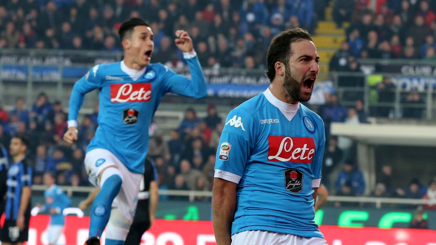 Higuain stende l'Atalanta, continua il sogno scudetto