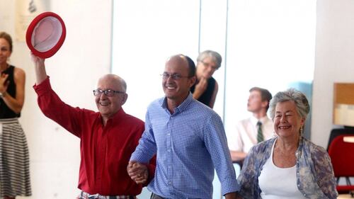 Peter Greste riunito con i familiari a Brisbane 1