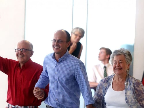Peter Greste riunito con i familiari a Brisbane