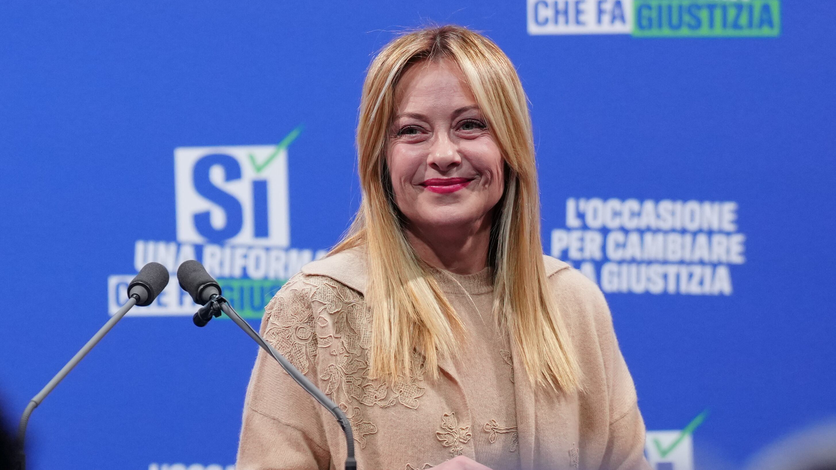 Meloni e il popolo del Sì: "Né paura, né menzogne. È un traguardo epocale"