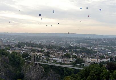 La festa delle mongolfiere a Bristol 11