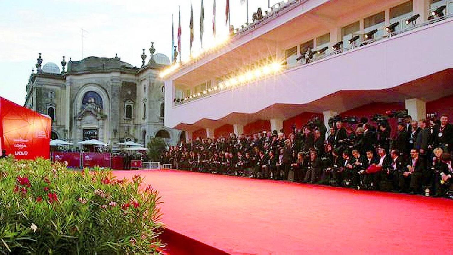 Sul set di Venezia anche grandi sponsor