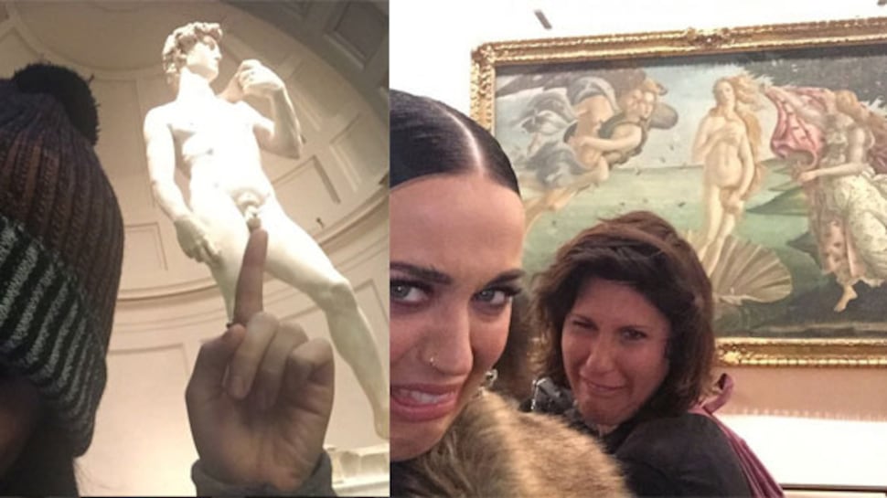 Smorfie, volgarità e sfottò: così Katy Perry "insulta" la grande bellezza fiorentina