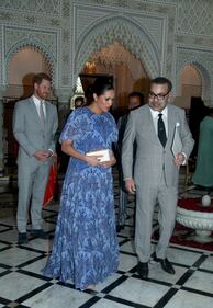 Meghan Markle e il Principe Harry alla residenza di Mohammed VI 1