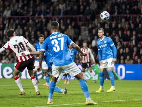 Napoli umiliato in Olanda: 6 schiaffi dal Psv