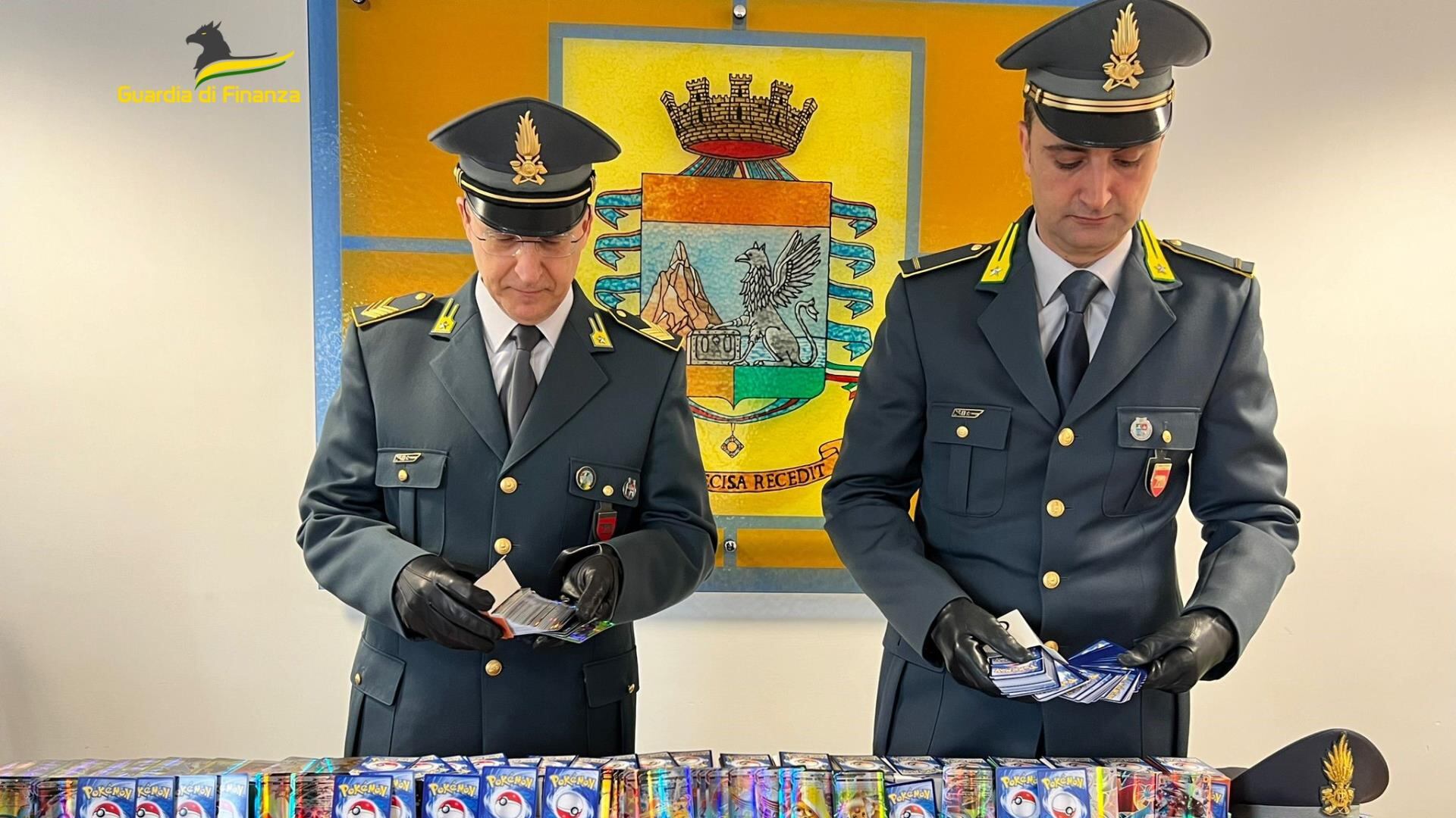 Truffa dei Pokemon, maxi sequestro della Guardia di Finanza a Rieti