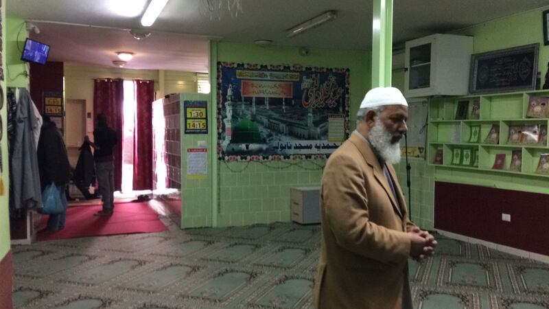 In una delle due sale della preghiera nella moschea di via Spaventa a Napoli