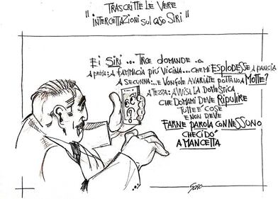 La vignetta del giorno - Le vere intercettazioni di Siri 1