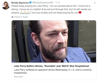 Luke Perry, il sostegno social dei vip: foto 8
