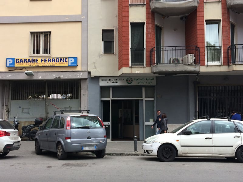 La moschea in corso Lucci, a Napoli