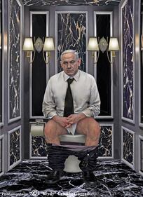 L'artista italiana che ritrae i leader mondiali alla toilet 8