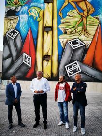 Nardò, inaugurati i murales in memoria di Renata Forte 1