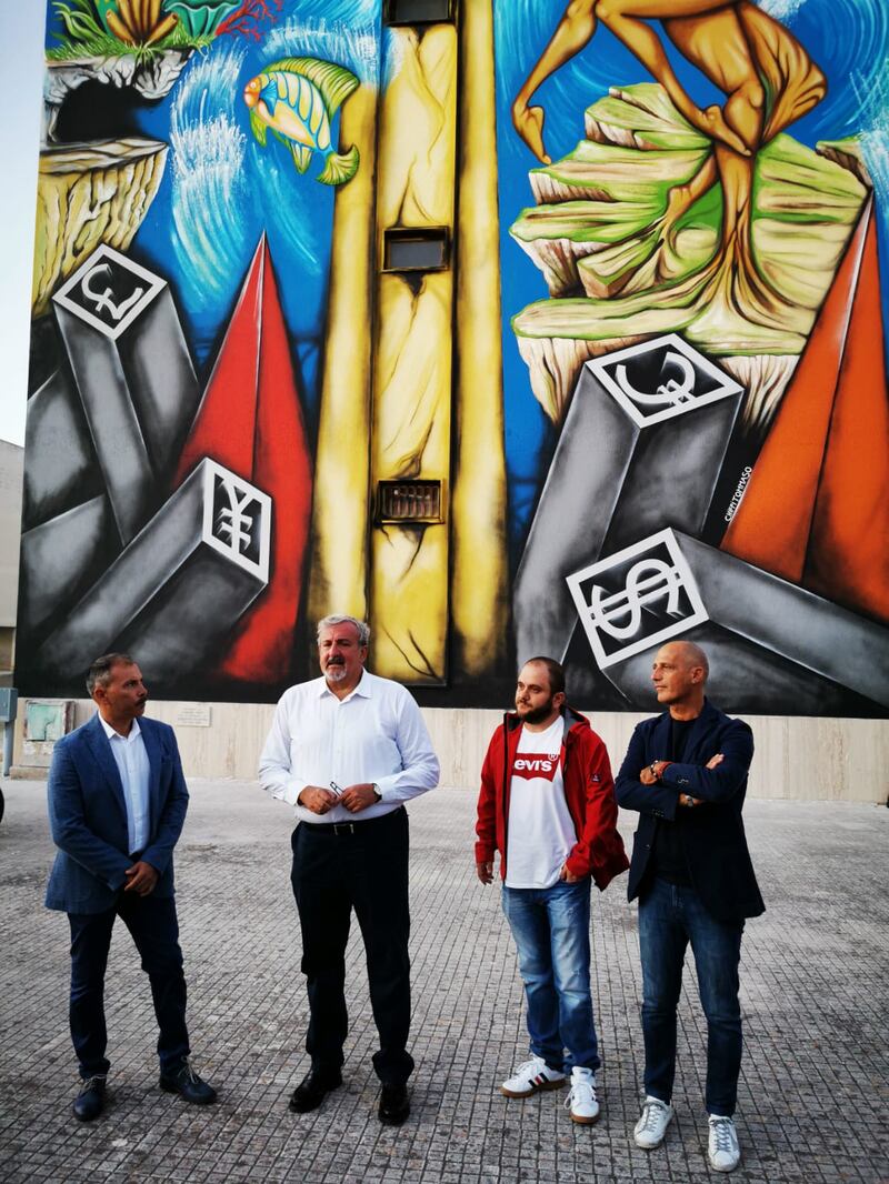 Nardò, inaugurati i murales in memoria di Renata Forte 1