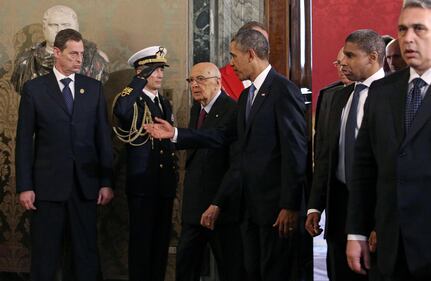 Napolitano riceve Obama al Quirinale 6