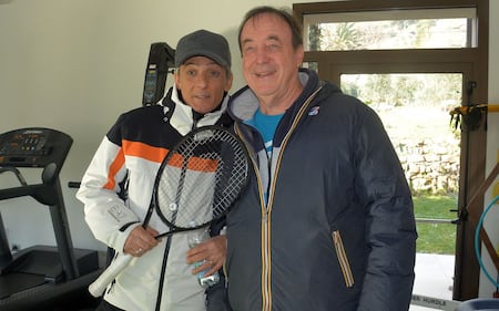 Fiorello gioca a tennis a Bordighera ed è subito show 10