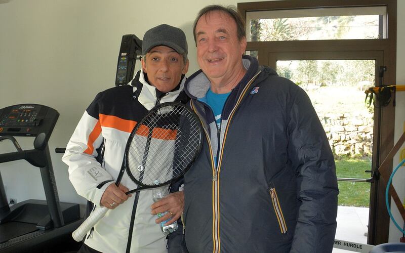 Fiorello gioca a tennis a Bordighera ed è subito show 10
