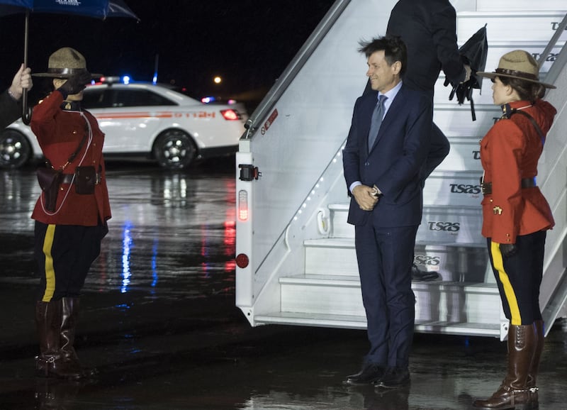 Conte con l'aereo di Stato in Canada 3