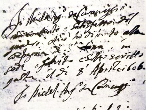 "Quella collera di Caravaggio nascosta nella sua scrittura"