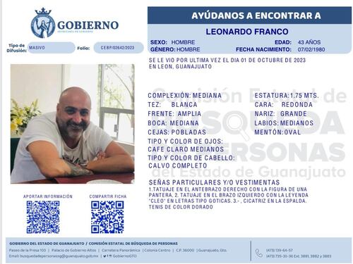 Le foto di Nardo Franco, italiano scomparso in Messico