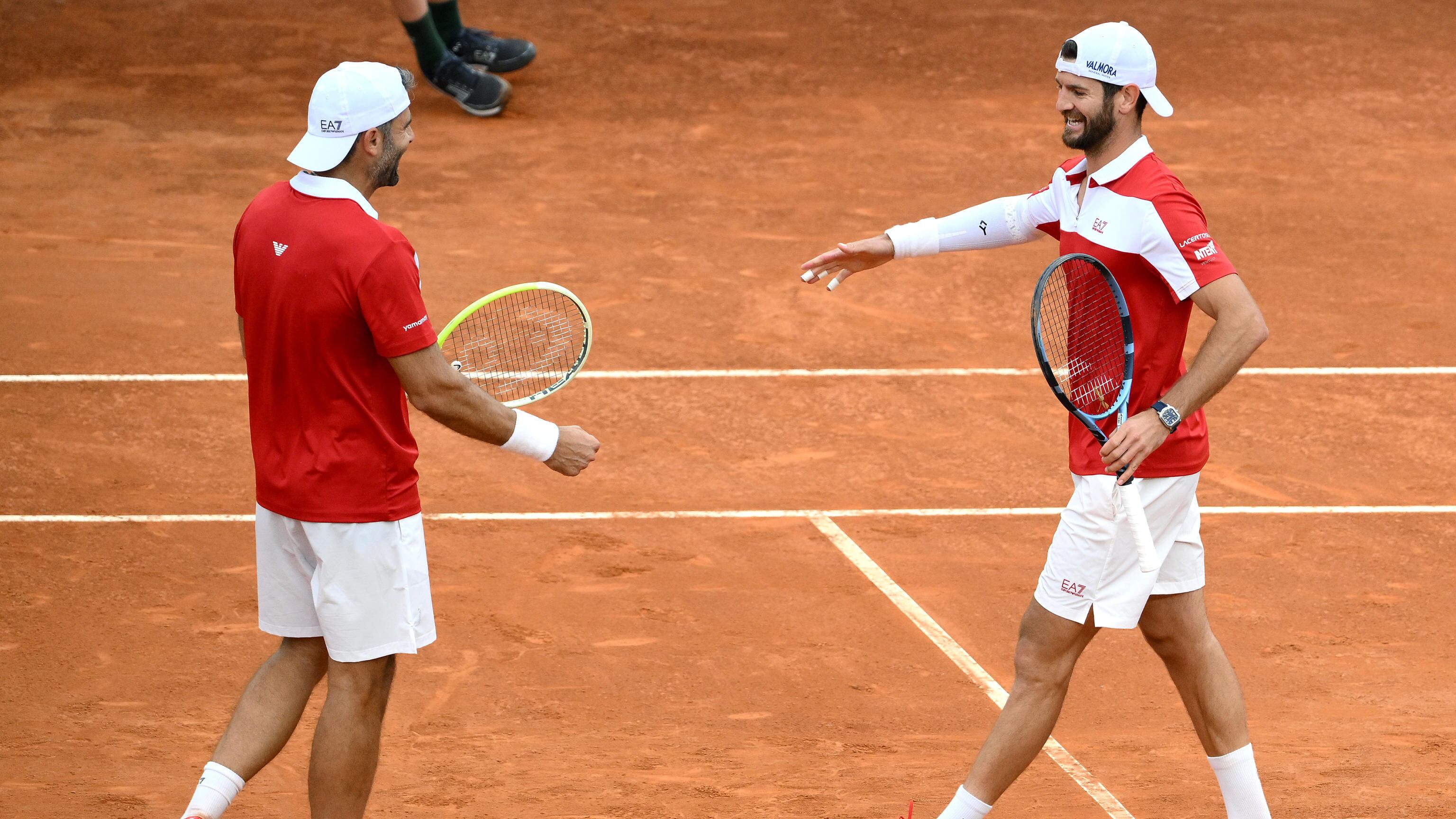 Bolelli-Vavassori il doppio della Davis entra nella storia con la prima al Foro