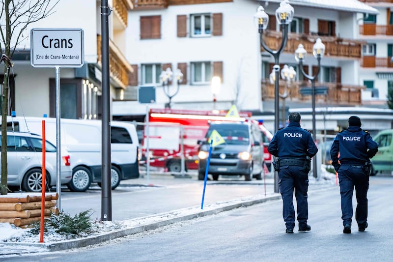 Le immagini da Crans Montana dopo l'esplosione 6