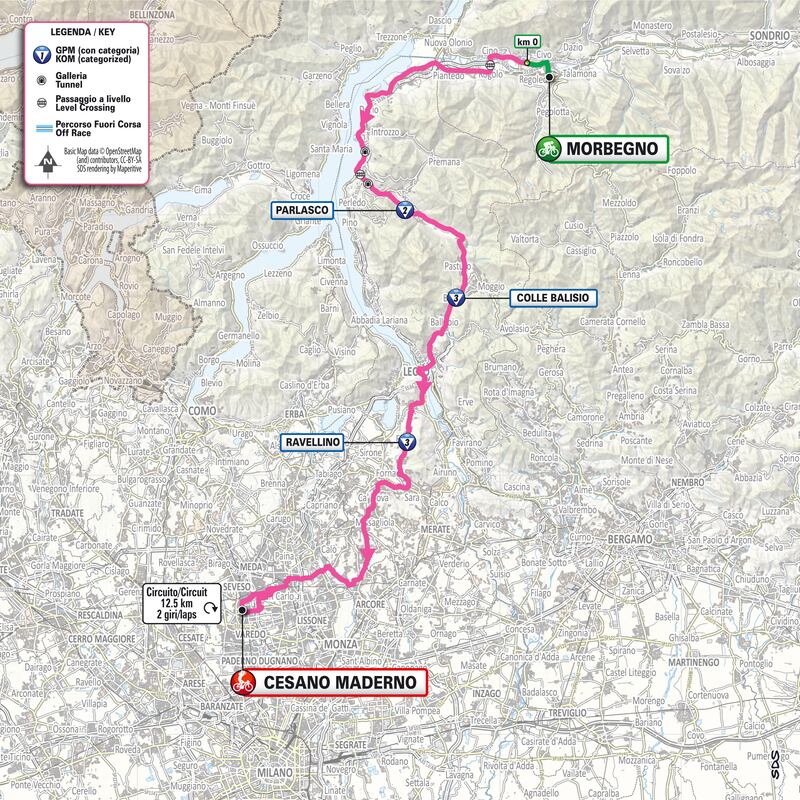 Giro d'Italia tutte le tappe 36