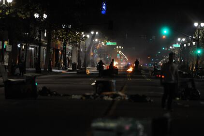 Usa 2016, proteste a Oakland 3