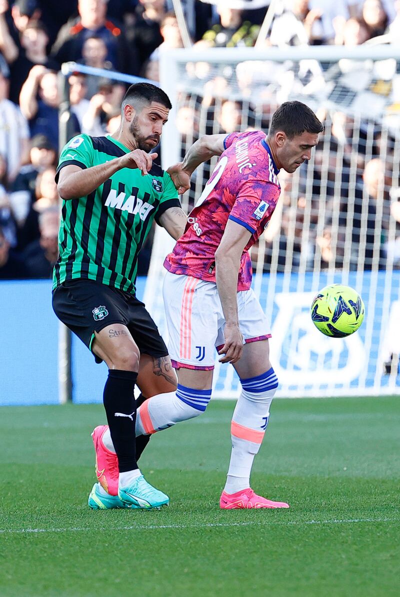Erlic Vlahovic Sassuolo Juventus