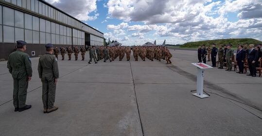 Cerimonia di rientro della Polonia dalla Task Force Air 4th Wing 6