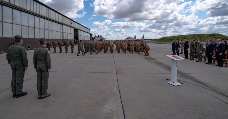 Cerimonia di rientro della Polonia dalla Task Force Air 4th Wing 6