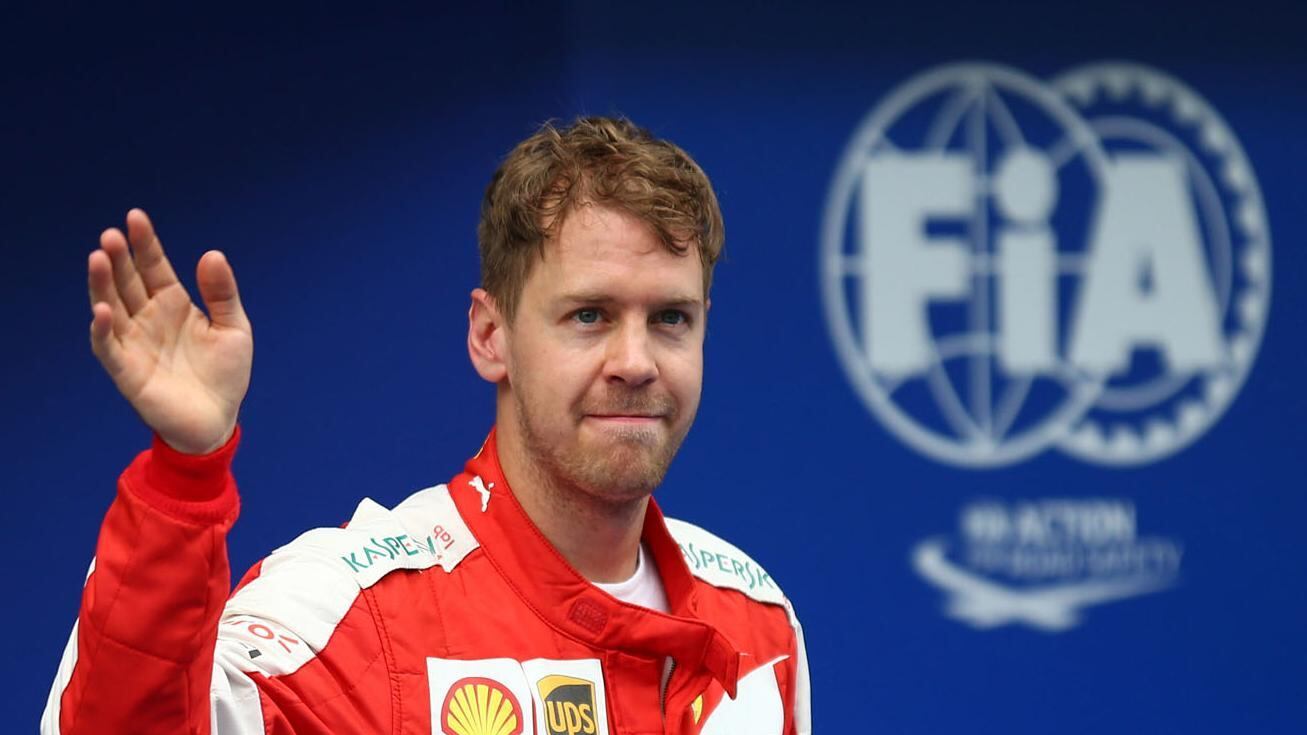 Sebastian Vettel, rabbia dopo l'esplosione del pneumatico